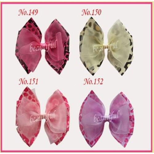 60 BLESSING Good Girl Boutique 4" Double Abby Hair Bows Clip 270 No