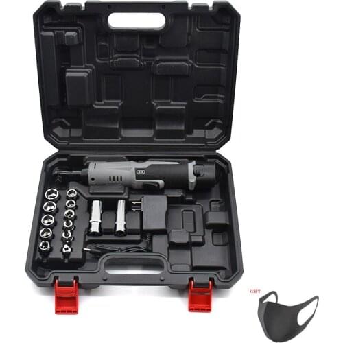 Rechargeable Electric Ratchet Wrench 12V Cordless Impact Wrench Lithium-Ion Battery Scaffolding Impact Wrench Power Tool Set Kit