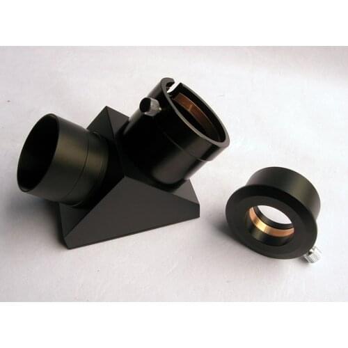 Astronomical Telescope 2-Inch Reflective Zenith Mirror Diagonal Adapter Positive Prism Optic Astronomical Eyepiece Accessories