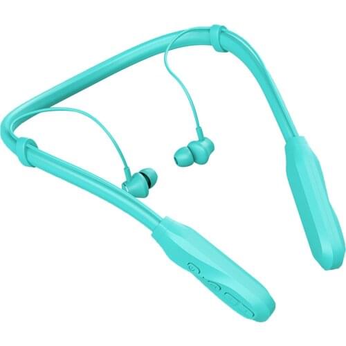 Wireless Magnetic Neckband BT5.1 Earphone Waterproof Sports In-Ear Stereo Headphone With Mic For Workout Running