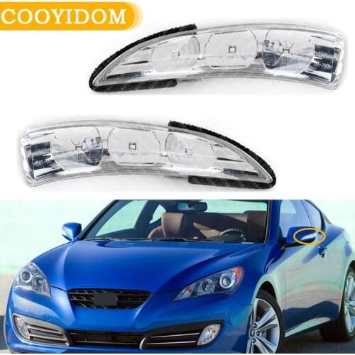 Car Side Door Turn Signal Lights Rearview Mirror Lamps For Hyundai Genesis Coupe 2009 2010 2011 2012 2013 2014 87614 2M000