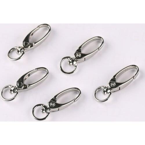 Alloy keychain personality creative simple lock chain couple lovers pendant personalized gifts 10pcs