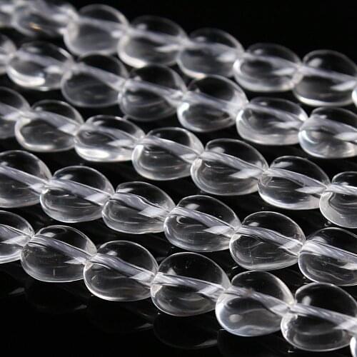 Natural Crystal Heart Quartz Gemstone Loose Beads 8mm 10mm 12mm For Necklace Bracelet DIY Jewelry Making