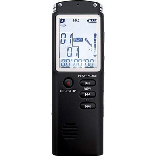 Digital Voice Activated Recorder with Playback for Lectures Meetings Interviews USB Charge MP3 Mini HD Voice Activated Recorder