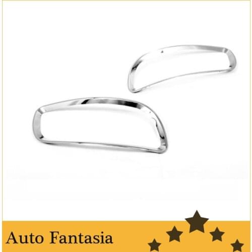 Chrome trim strips rear fog light trim - for Hyundai Santa Fe 07-09 -- free shipping