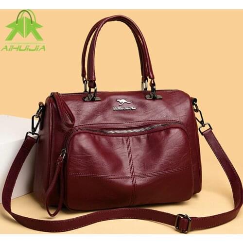 High Quality Leather High Capacity Handbags 2021 New Womens Shoulder Bags Designer Crossbody Bag for Women Bag Fashion Female