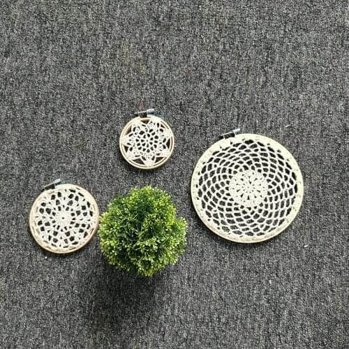 Dream Catcher Bohemia Handmade Circular Tapestry Wedding Photography Home Decoration Lace Weaving Wall Decoration