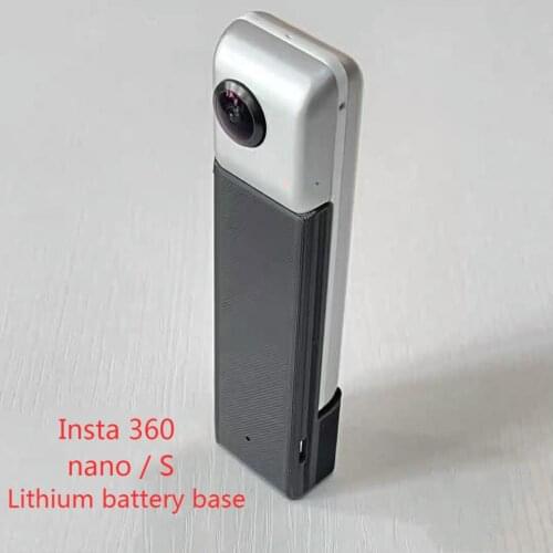 Insta360 Nano S Panoramic Camera Lithium 600 mAh Battery Base 1/4 Interface Expansion Accessories Completely Invisible