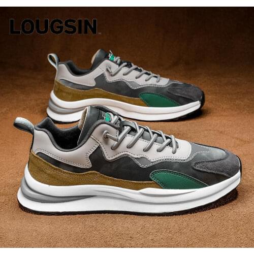 LOUGSIN Mens Breathable Sneakers