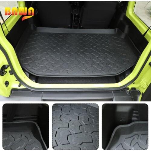 BAWA Floor Mat Pads Rear Trunk Mat Cargo Cushion TPE Pad Car Interior Accessories for Suzuki Jimny 2019 2020