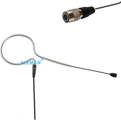 HIXMAN Black EM1-SA Single Ear OmniDirectional Earset Headset Mic For SAMSON BT3 CT2 TX-3 UT4 UT5 UT6 Wireless Transmitter