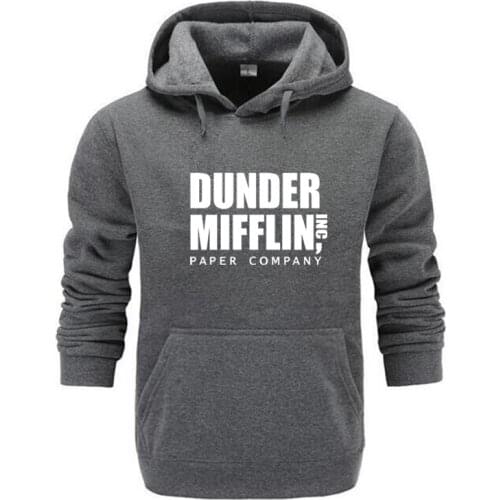2021 New The Office Sweatshirt Men Woemn Fleece Hoodies Dunder Mifflin Paper Inc Hoodies Autumn Male Casual Hoodies Sweatshirts