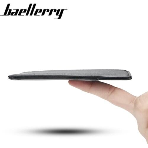 New Leather Slim Men Wallets Mini Fashion Card Holder High Quality Male Purse Coin Holder Men Wallets