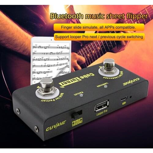 Turner Pedal Supports Looper Music Lovers Playing Bluetooth-compatible Wireless Page Accessories for CUVAVE iPhone Android