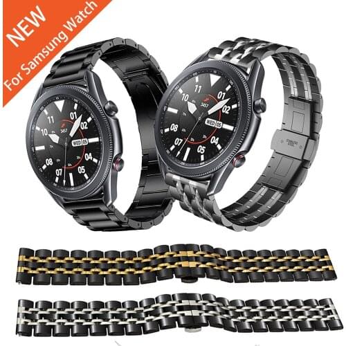 For Samsung Galaxy Watch Classic Metal stainless steel Wrist Band 41 45mm Strap for Gear S3 Classic&Frontier Bracelet Watchbands