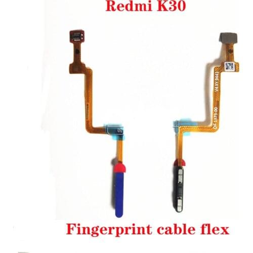 Touch ID Fingerprint Sensor scanner Home Return Key Menu Button Flex Cable Ribbon for Xiaomi Redmi K30