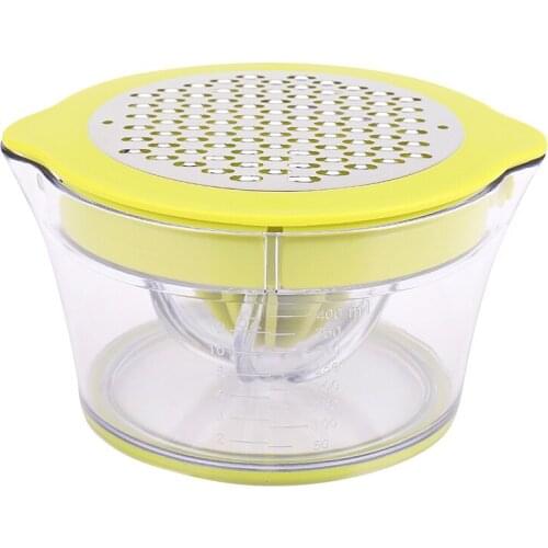 Citrus Juicer Lemon Orange Juicer Manual Hand Squeezer With Built-In Measuring Cup And Grater
