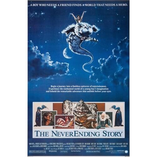 Lot style Choose THE NEVERENDING STORY MOVIE Art print Silk poster Home Wall Decor