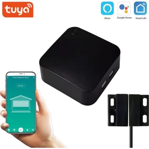 Tuya Smart WiFi Switch Smart Garage Door Opener Sensor SmartLife APP Remote Control Smart Home Automation Alexa Echo Google Home