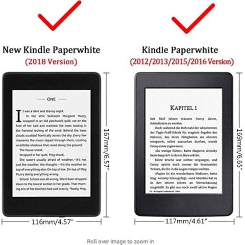 Universal Protective Case E-book Cover Magnetic Solid Color Smart Case Protector for Kindle Paperwhite 1 2 3 4 Accessories