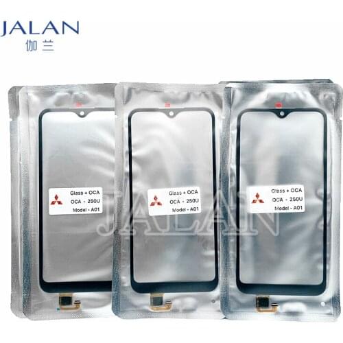 5pcs Touch Glass For Samsung A01 SM-A015F LCD Display Panel Laminated OCA Glue Screen Replacement Repair