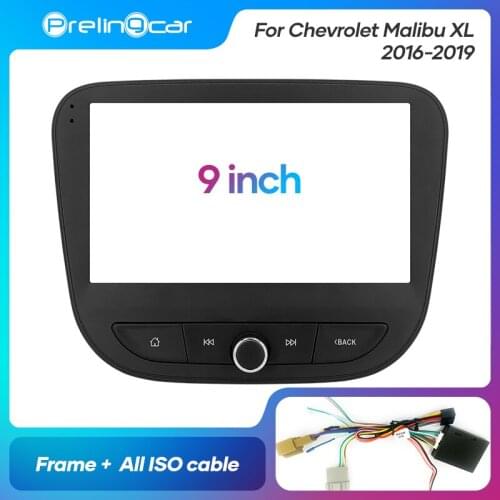1Din 2Din Car DVD Navigation Radio Fascia Frame For Chevrolet Malibu XL 2016-2019 Stereo Receiver Player Panel Dash Trim Kits