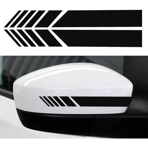 ANTINIYA Rearview Mirror Stickers for Car Decor Rear view Mirror Vinyl Car Stickers Car Styling For Mercedes AMG GLA GLK