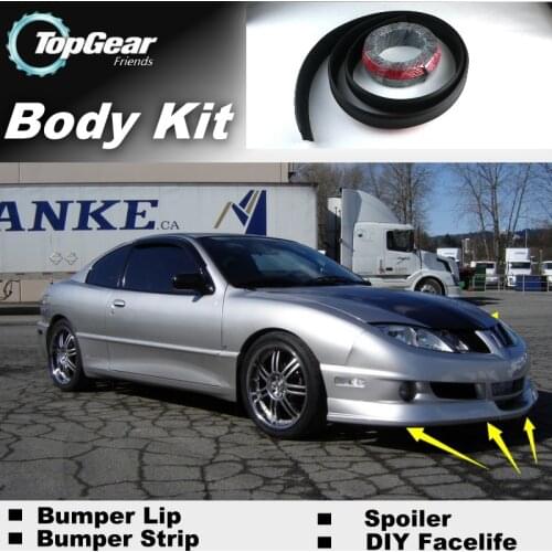 Bumper Lip Deflector Lips For Pontiac Sunfire 1995~2005 Front Spoiler Skirt For TopGear Fans Car View Tuning / Body Kit / Strip