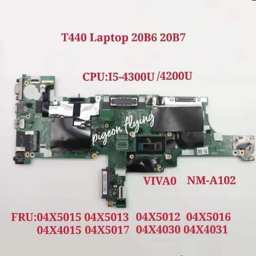 Thinkpad is suitable for T440 I5-4200CPU computer integrated video card motherboard FRU 04X4015 04X4016 04X4030 04X4031