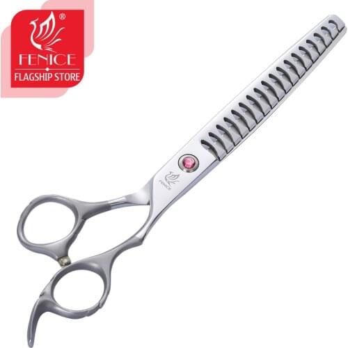 Fenice 7.0 inch Matte handle Pet Grooming Thinning Scissors forDogs Cats JP440C Sharp Shear Thinning Rate About 75