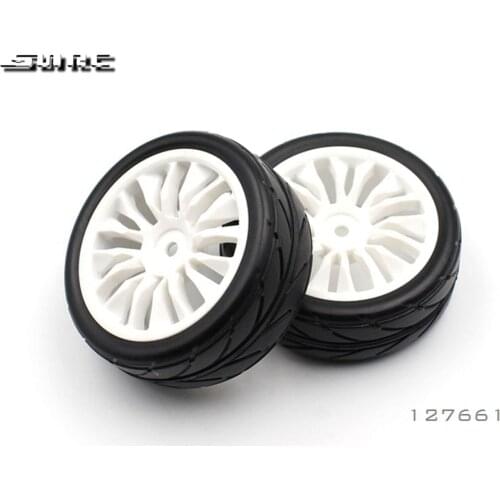 SN-RC 127661 1:10 RCAccessories THREADED TYRE SET(2)