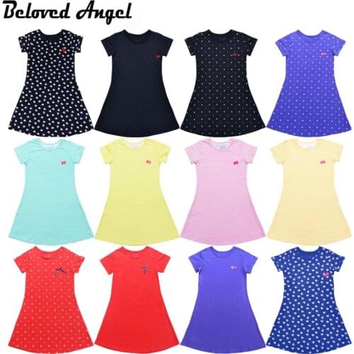 New 2018 Baby Girls Summer Dress Kids Clothes Girls Party Dress Children Clothing Vintage Princess Party Wear Teens Girl Dresses