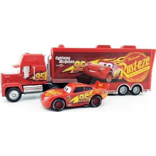 Disney Pixar Cars 2 3 Metal Diecast Car Toys Lightning McQueen Jackson Storm Cruz Ramirez Mack Uncle Truck Model Children Gift