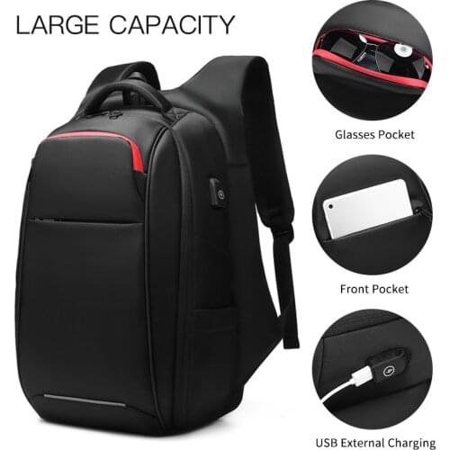 New Multifunction 15.6 inch Laptop Backpack Men Anti Theft USB Charge Waterproof Backpacks for Male Business Travel Rucksack
