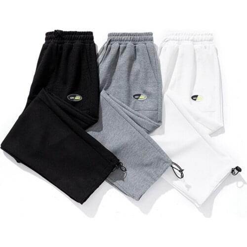 2021 Brand Men Pants Outdoor Joggers Casual Black Sport Men Sweatpants New Fashion Korean Streetwear Trouser Men Straight Pants