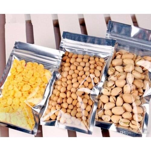 2018 new pearl Plastic packing poly bag aluminum foil+PET for small Electronic spare parts packing bag opp bags