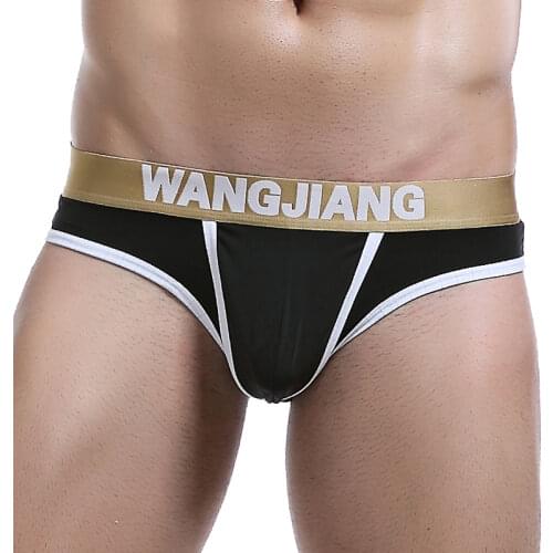 Separate Mens Briefs Open Front Underwear Men Pouch Cover Penis Hole Sexy Underpants Ice Silk Panties Breathable S-XL