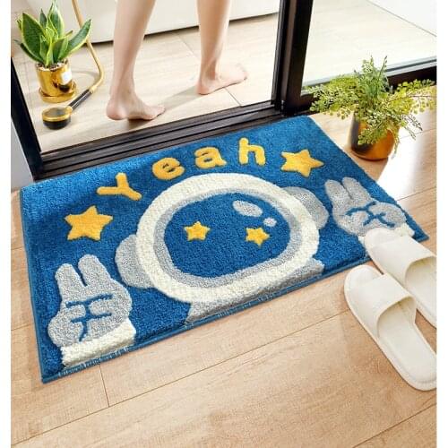 Nordic Carpet Area Rugs Funny Bathroom Bedroom Floor Mats Welcome Doormat home decoration Cute Egg shape Bathroom Rug