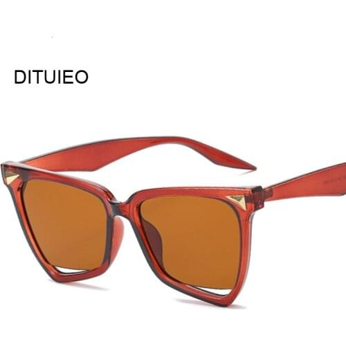 Classic Big Cat Eye Sunglasses Women Sexy Lady Oversize Leopard Frame Driver Mirror Sun Glasses Female Oculos Feminino De Sol