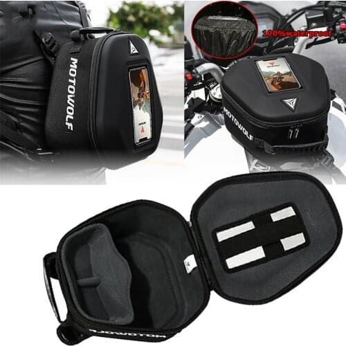 Motorcycle Tank bags mobile navigation bag For BMW HONDA KTM CBR600RR CBR1000RR VFR800 R1200GS R1250GS NC700 NC750 CB400 CB500X