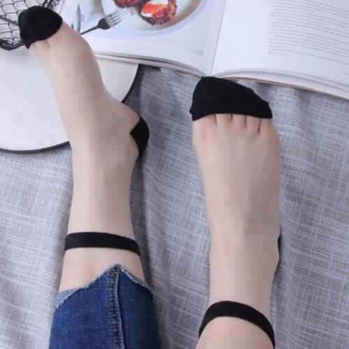 Women Mesh Ankle High Tights Short Stockings Socks Ultrathin Transparent Elastic