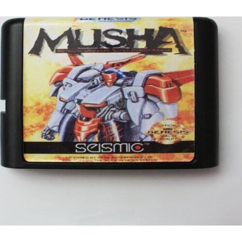MUSHA 16 bit SEGA MD Game Card For Sega Mega Drive For Genesis