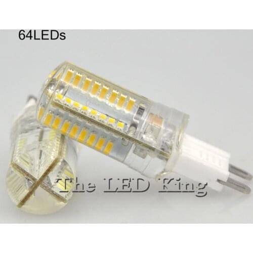 1X Silicone Body G9 LED Corn Bulb 220V 7W 9W 12W 15W 360 degrees Beam Angle Spotlight LED lamp Replace 40W 70W 90W Halogen light