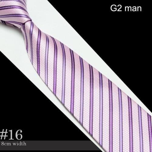 2019 pink Mens Microfiber Neckties fashion wedding silk tie neck ties striped business adult neck tie #16