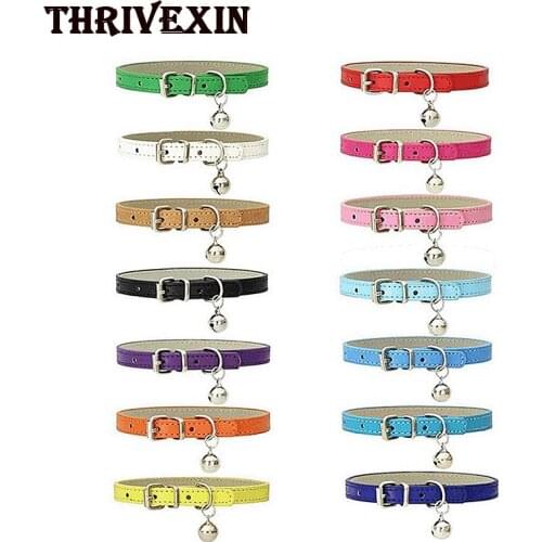 PU leather traction rope dog collar small bell pet supplies spot supply pet supplies manufacturers can be customized