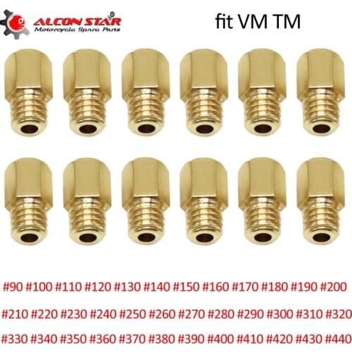 Alconstar- TM24 28 VM For MIKUNI 4/042 Large Hex Main Jet Motorcycle Carburetor AX100 TZR125 150 TMX Injectors Main Nozzle Jet