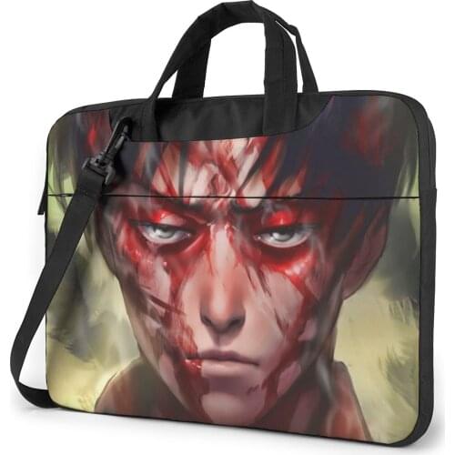 Attack On Titan Laptop Bag Case Shockproof Kawaii Computer Bag Business Messenger Laptop Pouch