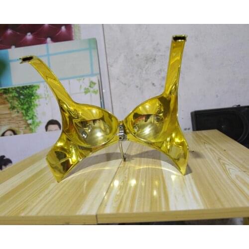 Top-grade Color Electroplated Underwear Rack Girls Bra Mannequin Window Display Lingerie