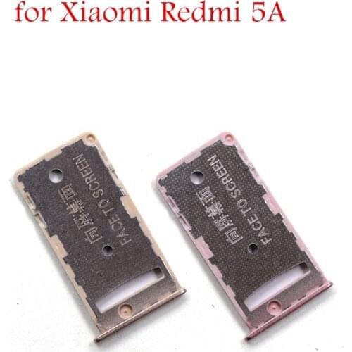 For Xiaomi Redmi 5A Card Tray Holder SIM Micro SD Card Slot Adapter Holder for Xiaomi Redmi 5A Repair Spare Parts