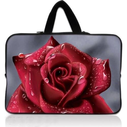 Red Rose Laptop Bag 11",12",13",14",15",15.6 inch, Waterproof Sleeve Cover Case For Macbook Air Pro 13.3.15.4, Dropship